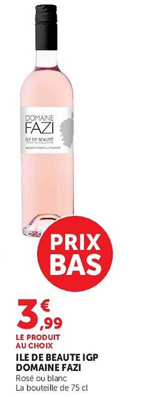 ILE DE BEAUTE IGP DOMAINE FAZI
