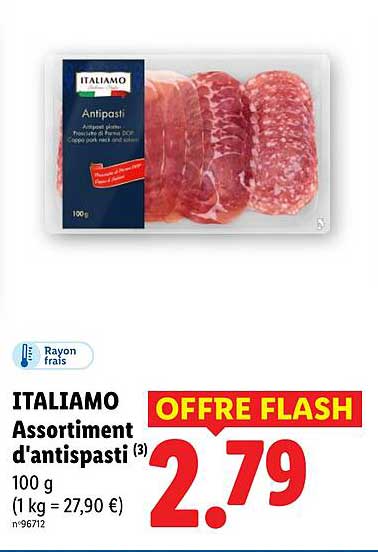 ITALIAMO Assortiment d’antipasti
