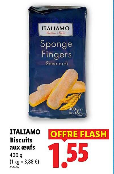 ITALIAMO Biscuits aux œufs