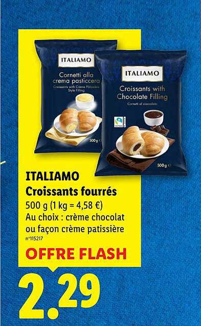ITALIAMO Croissants fourrés