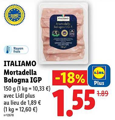ITALIAMO Mortadella Bologna IGP