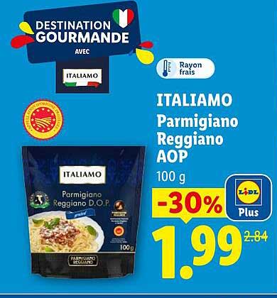 ITALIAMO Parmigiano Reggiano AOP 100 g