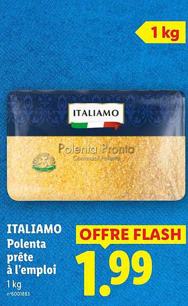 ITALIAMO Polenta prête à l’emploi 1 kg