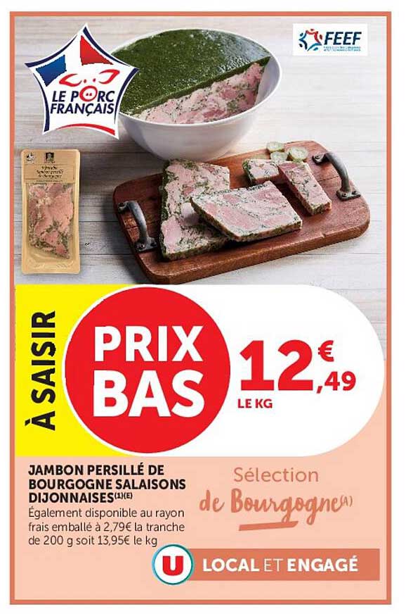 JAMBON PERSILLÉ DE BOURGOGNE SALAISONS DIJONNAISES (1LIFE)