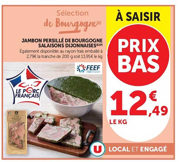 JAMBON PERSILLÉ DE BOURGOGNE SALAISONS DIJONNAISES