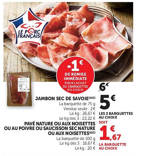 JAMBON SEC DE SAVOIE(1)(C)