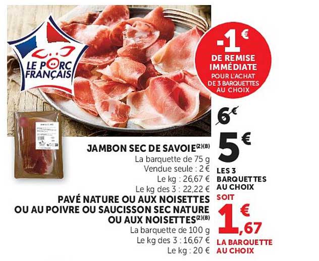 JAMBON SEC DE SAVOIE(2)(B)