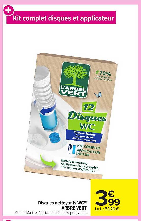 Kit complet disques et applicateur