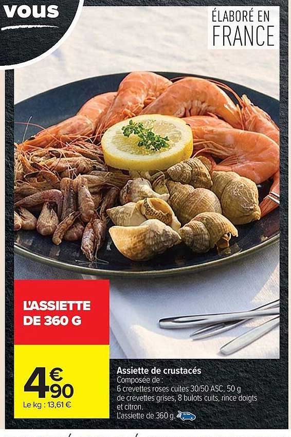 L'ASSIETTE DE 360 G