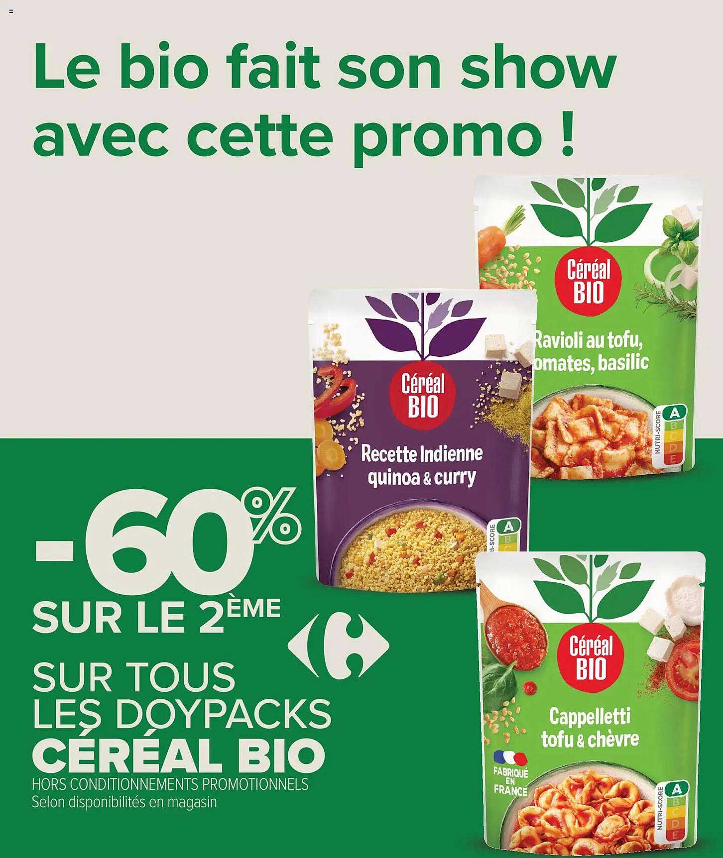 Le bio fait son show avec cette promo !