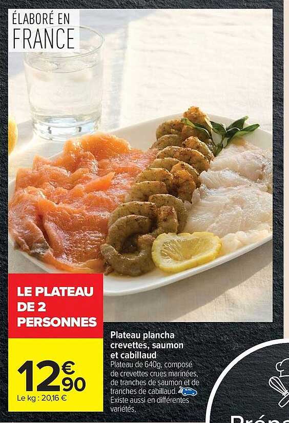 LE PLATEAU DE 2 PERSONNES