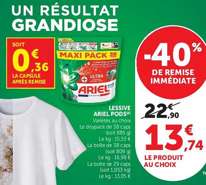 LESSIVE ARIEL PODS(A)