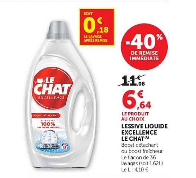 LESSIVE LIQUIDE EXCELLENCE LE CHAT