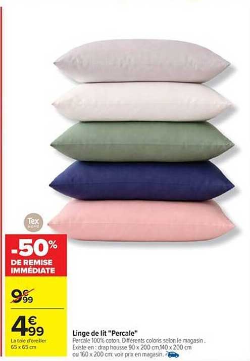 Linge de lit "Percale"