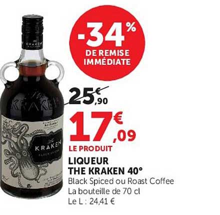 LIQUEUR THE KRAKEN 40°