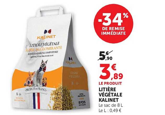 LITIÈRE VÉGÉTALE KALINET