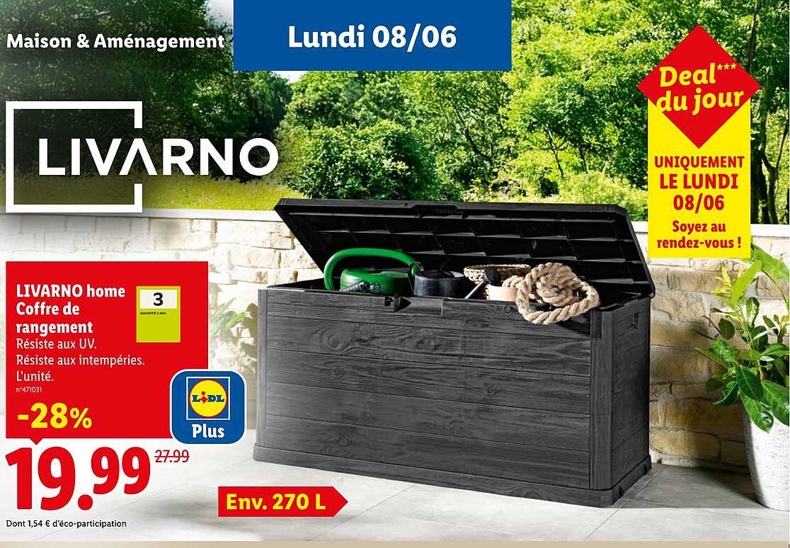 LIVARNO home Coffre de rangement