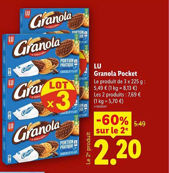 LU Granola Pocket