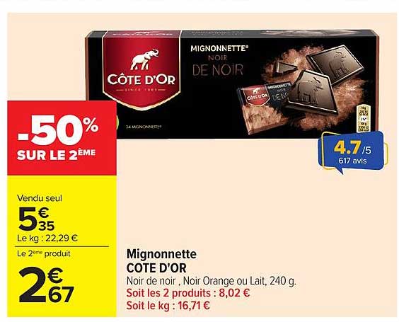 Mignonnette COTE D'OR