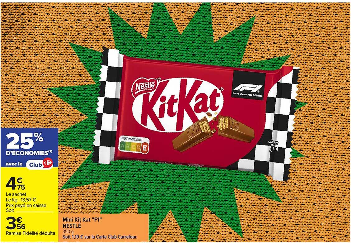 Mini Kit Kat "F1" NESTLE