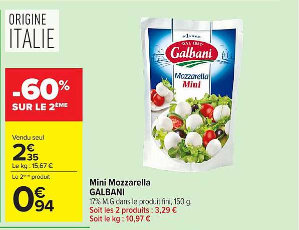 Mini Mozzarella GALBANI