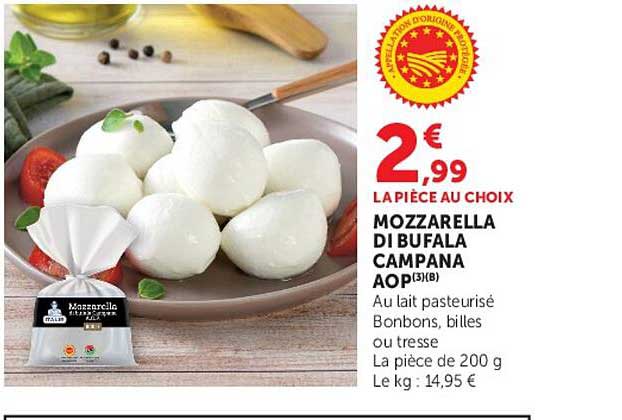 MOZZARELLA DI BUFALA CAMPANA AOP