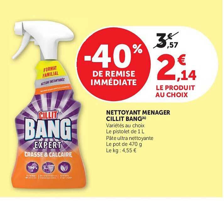 NETTOYANT MENAGER CILLIT BANG(A)