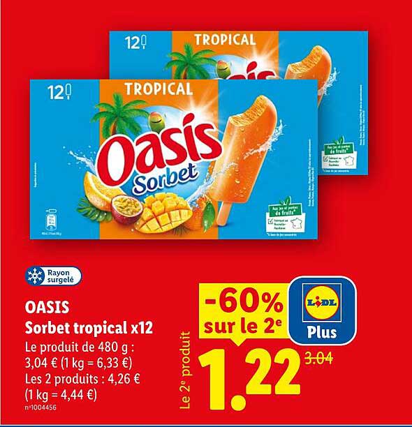 OASIS Sorbet tropical x12