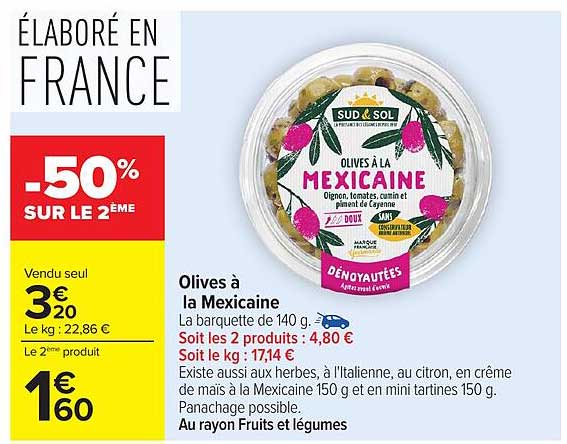 Olives à la Mexicaine