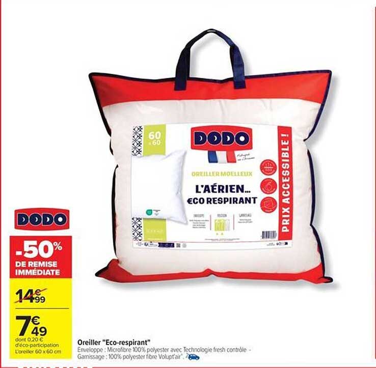 Oreiller "Eco-respirant"