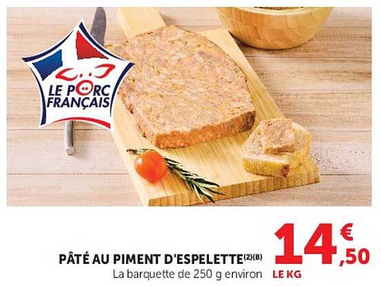 PÂTÉ AU PIMENT D'ESPELETTE
