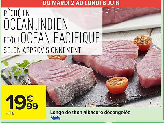 PÊCHÉ EN OCEAN INDIEN ET/OU OCEAN PACIFIQUE SELON APPROVISIONNEMENT