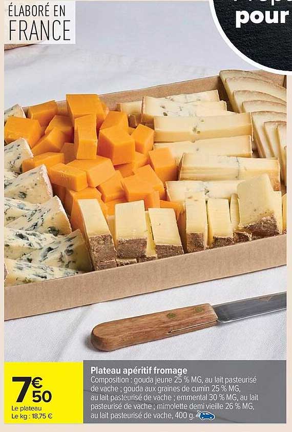 Plateau apéritif fromage
