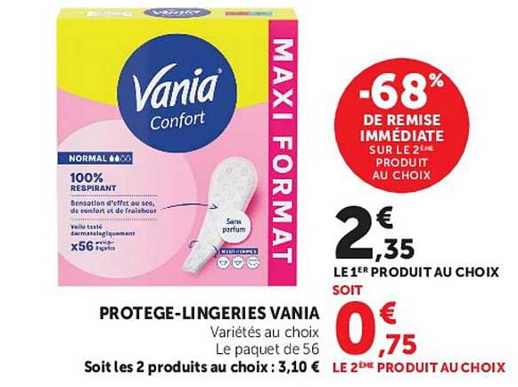 PROTEGE-LINGERIES VANIA Variétés au choix