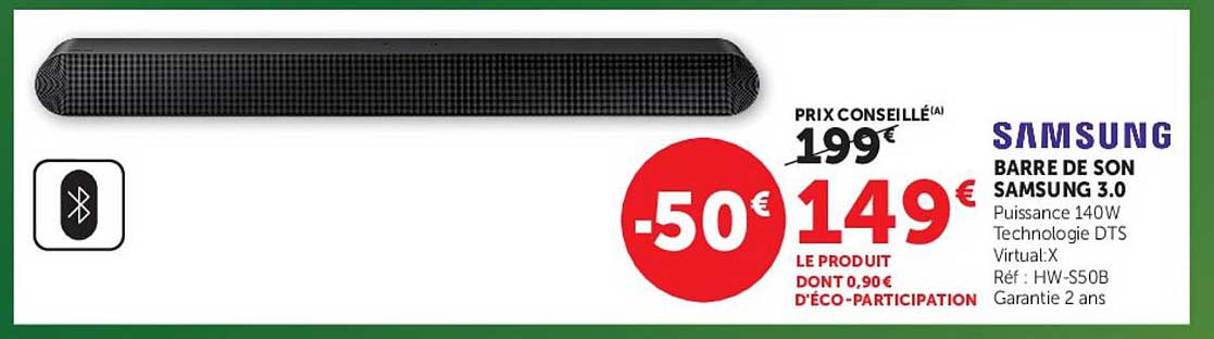 SAMSUNG BARRE DE SON SAMSUNG 3.0