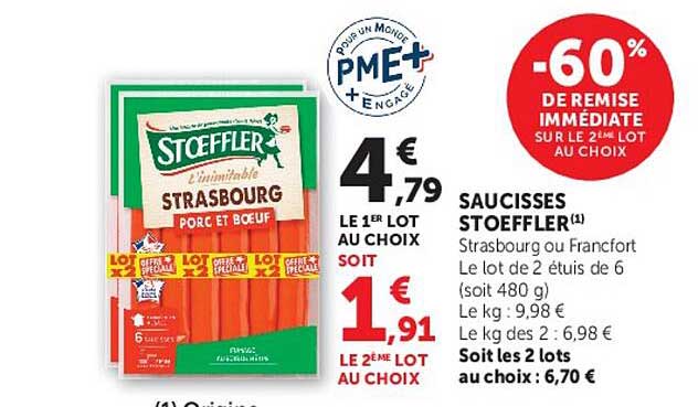 SAUCISSES STOEFFLER(1) Strasbourg ou Francfort