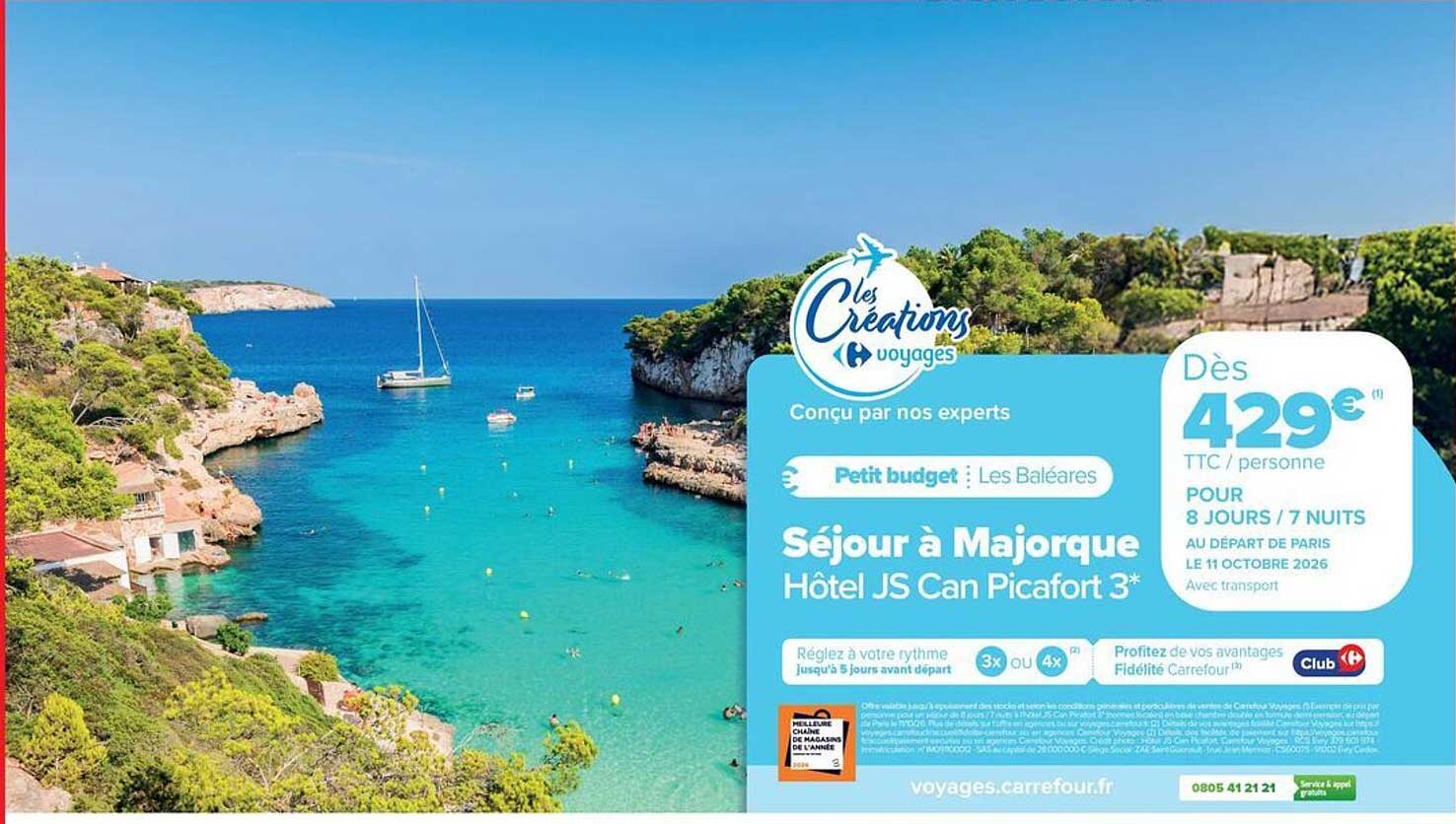 Séjour à Majorque Hôtel JS Can Picafort 3*