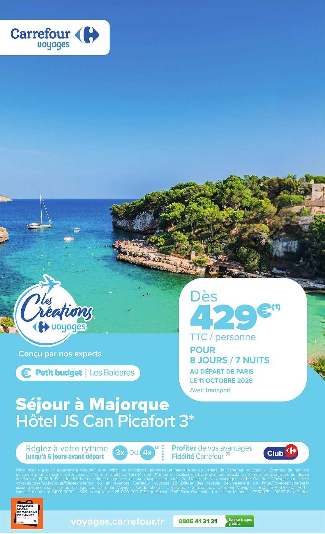 Séjour à Majorque Hôtel JS Can Picafort 3*