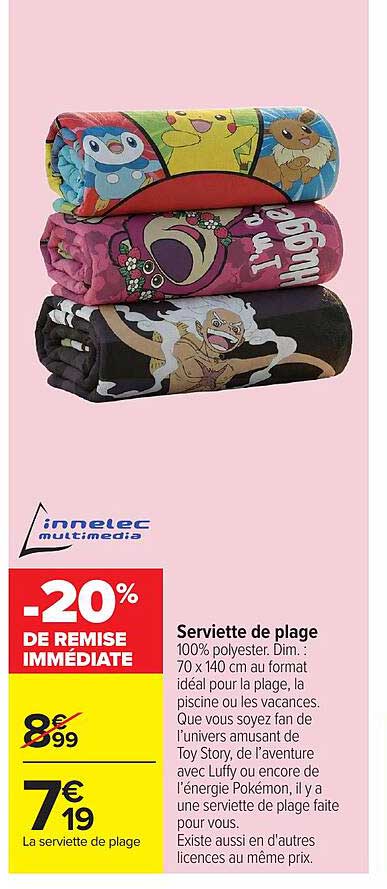 Serviette de plage
