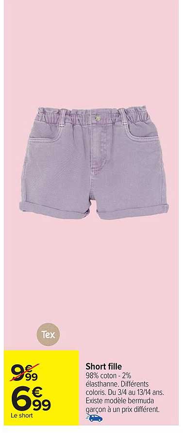 Short fille