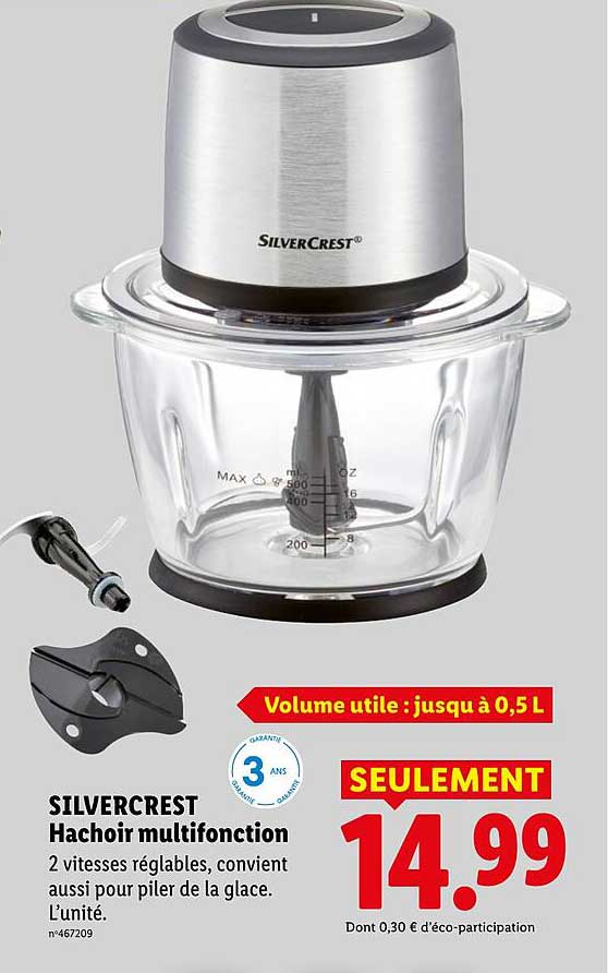 SILVERCREST Hachoir multifonction