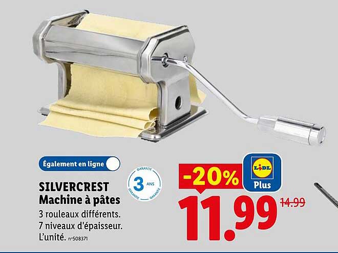 SILVERCREST Machine à pâtes