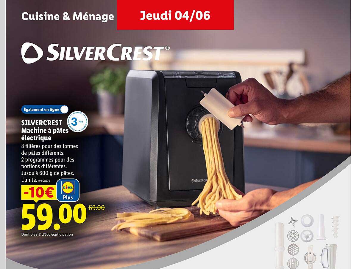 SILVERCREST Machine à pâtes électrique