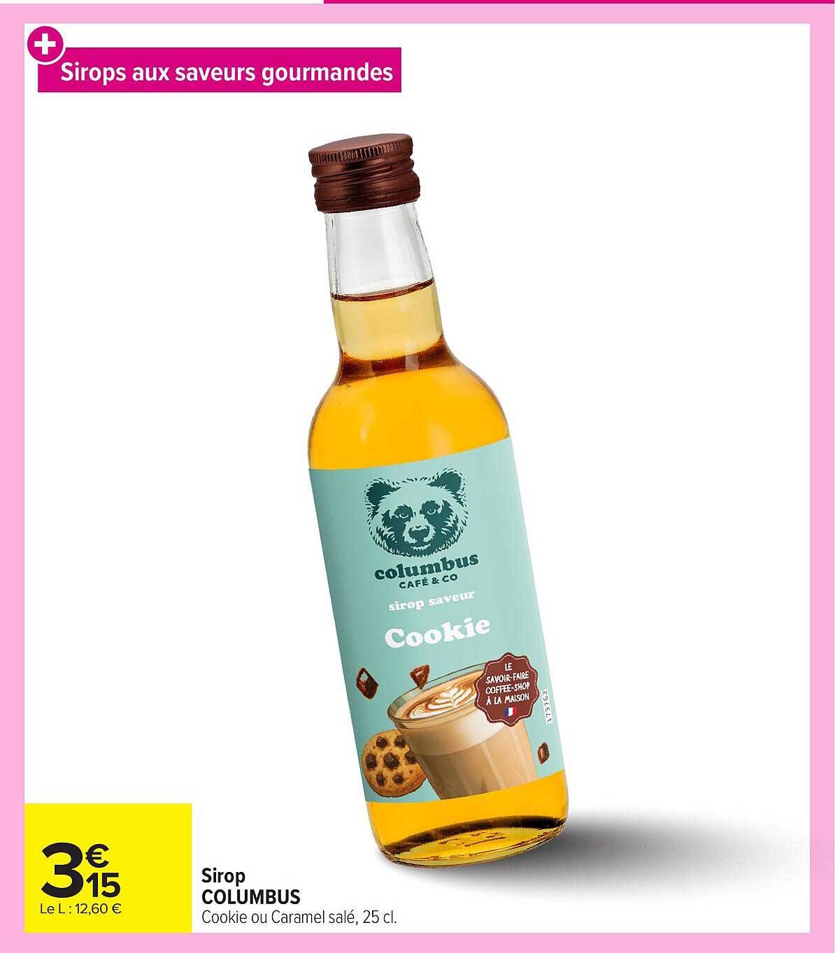 Sirops aux saveurs gourmandes