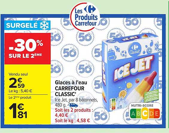 SURGELÉ -30% SUR LE 2ÈME