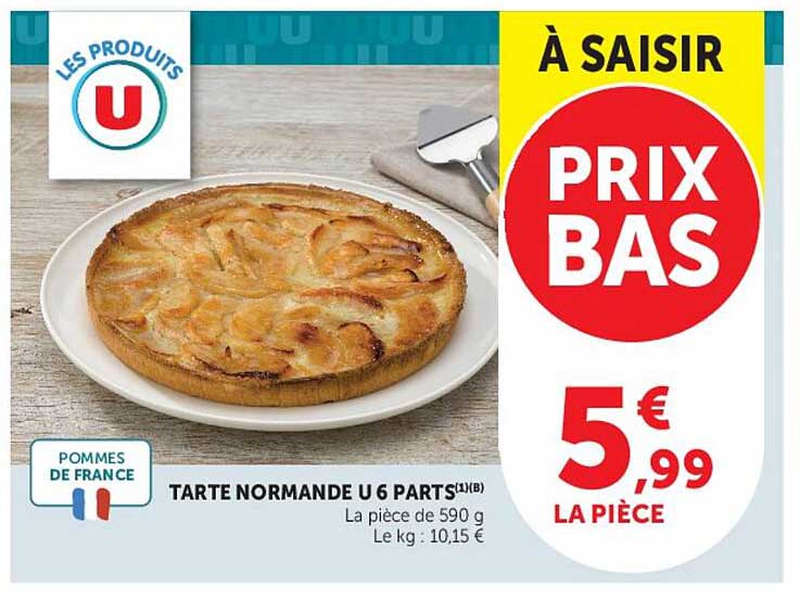 TARTE NORMANDE U 6 PARTS