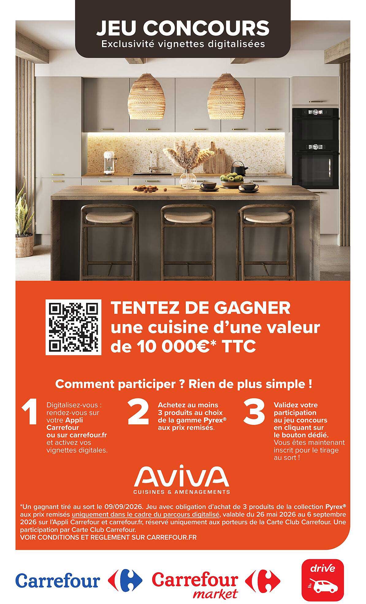 TENTEZ DE GAGNER une cuisine d’une valeur de 10 000€* TTC