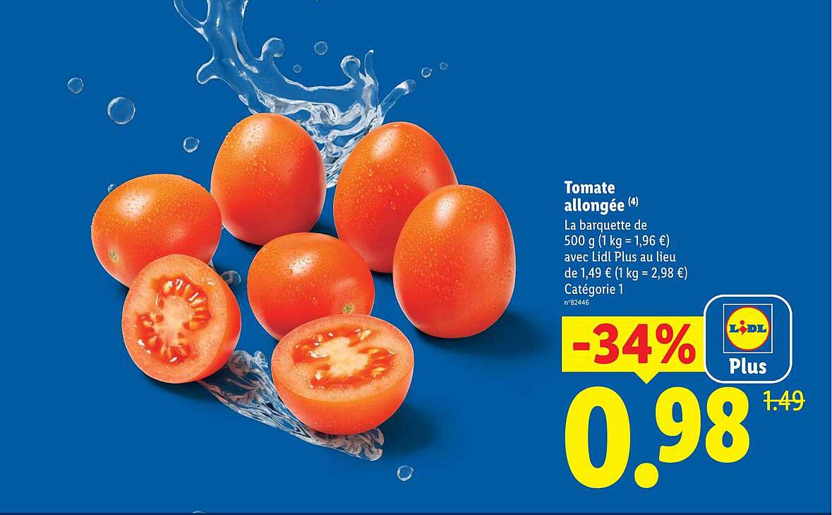 Tomate allongée