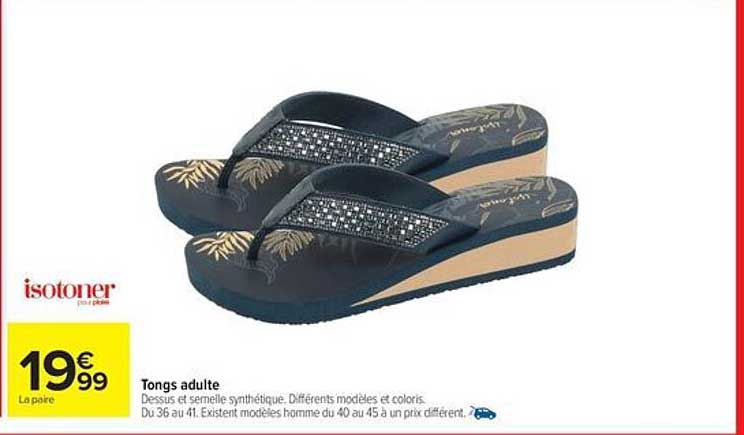 Tongs adulte