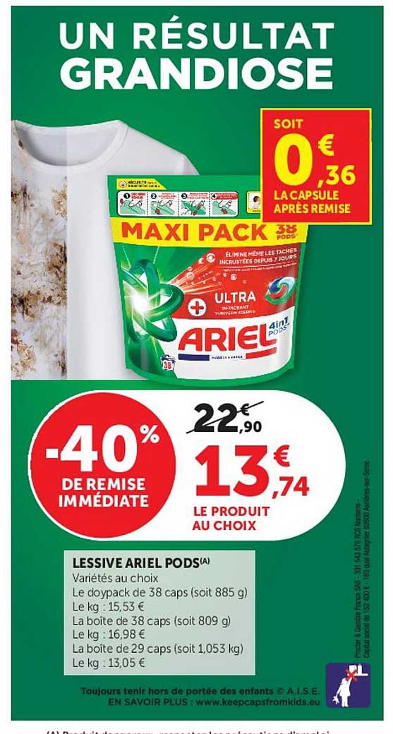 UN RÉSULTAT GRANDIOSE